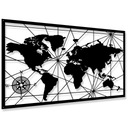 Ажурная картина Настенное украшение Панно Карта XXL 3D