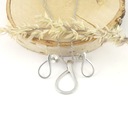 Серебряный комплект ювелирных изделий 925 пробы, серьги, ожерелье, красивое и элегантное