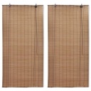 Бамбуковые жалюзи 120х220 коричневые