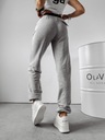 Dámske nohavice OLAVOGA MAGNÓLIA S sivé premium poľsko Veľkosť S