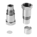 2 ПК, простой лямбда -зондовый эмулятор из нержавеющей стали с ситом #13