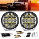 2PCS 500 DANS PHARE PHARES ANTIBROUILLARD LED 7'' 50000 LM BURSZTYNOWE I BLANC LANTERNEphoto 12