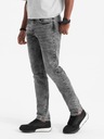 Pánske džínsové nohavice SLIM FIT sivé V4 OM-PADP-0110 S Kolekcia Denim