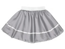 ЮБКА ПОЛИЭСТЕРНАЯ, СЕРАЯ, 34 см