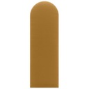 Желтая мягкая панель 20x60 см