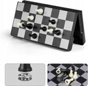 Šach Šachová hra Skladacia šachovnica cestovanie Typ plastové šachové figúrky