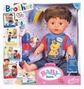 Baby Born Interaktívna bábika Braček 825365 Zapf Creation 43cm