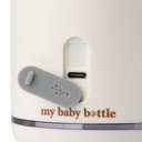 Портативная детская бутылочка и подогреватель молока — MyBabyBottle white