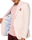 OPPOSUITS Pánske sako s farebnými papagájmi, LEN, ružové 58 XL/2XL Pohlavie Výrobok pre mužov
