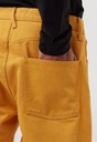 Nohavice Calvin Klein Straight Leg K10K109178ZCE 32 Dominujúca farba žltá