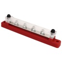 M6 БОЛТ БЛОК DYSTRYBUCJI ЕЛЕКТРОМЕРЕЖІ 6 TERMINAL БУС BAR ДЛЯ 12V-48V 150A ЧЕРВОНИЙ  (18283836632) фото min 10
