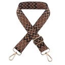 КОРИЧНЕВЫЙ РЕМЕНЬ СУМКИ С ЗОЛОТОЙ ФИТИНГОЙ