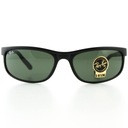 Ray-Ban RB2027 W1847 черные спортивные солнцезащитные очки + футляр