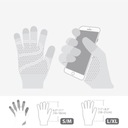 Moshi Digits Touchscreen Gloves - Dotykové rukavice pre smartfón (L) Ďalšie vlastnosti pre dotykové obrazovky
