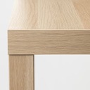 IKEA LACK stolík / lavica s policou 90x55 dub moridlový na bielo Hĺbka nábytku 55 cm