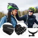 CZARNY, STURDY FASTENERS PODBRODKOWY DO HELMET MOTOCIKLINIO NA CAMERA SPORTY  photo 10