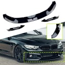 SPLITTER НАКЛАДКА БАМПЕРА BMW F32 F33 F36 2014-2020 ЧОРНИЙ БЛИСК M SPORT  фото 10