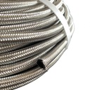 przewód gumowy paliwa - oplot stalowy - 10 mm