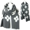 ТЕПЛЫЙ, БОЛЬШОЙ ШАРФ, КРАСИВЫЙ шарф, КАЧЕСТВО - 30 УЗОРОВ.