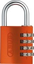 ABUS 724/40 Навесной кодовый замок Orange S