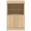 ШКАФ Z OSWIETLENIEM LED, DAB SONOMA, 41X37X67 CM LUMARKO!  фото 6