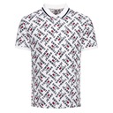 TOMMY HILFIGER KOSZULKA POLO LOGO ALLOVER PRINT XL