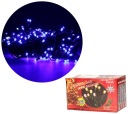 Елочные фонари 200LED синие + вспышка внешняя 15м