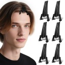 Перукарські затискачі, кліпси, шпильки чорний кліпса 10Pcs — фото 10