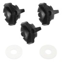 3 SZT. COMPLETE KIT BOLTS DO FASTENERS WIZJERA HELMET MOTOCIKLINIO  photo 7