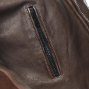 JACKET MOTORCYCLE LEATHER DAINESE MERAK BROWN 56  photo 13