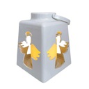 LATARENKA ANIOŁEK NA RORATY ŚWIĄTECZNY LAMPION ANIOŁ LED ŚWIECA NA BATERIE