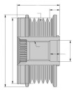 EMBRAYAGE ALTERNATEUR MERCEDESphoto 11