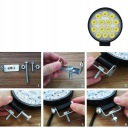 2PCS PHARES ANTIBROUILLARD LED PHARE PROJECTEUR LONGUE PORTÉE PANNEAU OFFROAD 14LED 42Wphoto 7