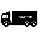 Открытое изображение на стенах на стенах грузовик -грузовик