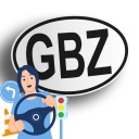 Наклейка на автомобиль Гибралтар - GBZ