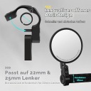 ДЗЕРКАЛА МОТОЦИКЛЕТНІ 2 ШТУКИ OBRACANE O 360°, ДЗЕРКАЛО ВНУТРІШНЄ CNC  (18901313875) фото min 11
