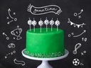 Украшения из воздушных шаров футбольные украшения с мячом на день рождения ФУТБОЛИКА 4, 5, 6, 7, 8, 9 лет.