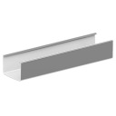 KROP PVC RYNNA KWADRATOWA 135 ral 9010 dł. 4 m BIAŁY