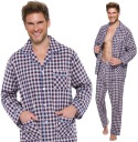 D2 МУЖСКАЯ ХЛОПКОВАЯ ПИЖАМА В КЛЕТКУ L