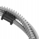 150 CM/59,1IN ЛІНІЯ ГАЛЬМА MOTOCIKLINIO СРІБНА СТАЛЬНИЙ PVC VL  фото 10