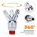 6 ШТУК СОЕДЕНИТЕЛИ QUICK CONNECT DO ШЛАНГИ POWIETRZNEGO СТАЛЬ НЕРЖАВЕЙКА 1/4IN 18 NPT  фото 4