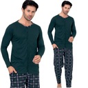 МУЖСКАЯ ПИЖАМА С ДЛИННЫМ РУКАВОМ, ВСЕ НА МОЛНИИ/ХЛОПОК