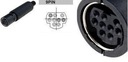 РАЗЪЕМКА ДЛЯ КАБЕЛЯ MINI-DIN 9pin/ 0295