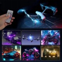 6SZT WIRELESS HEADLIGHT FLASHER LED STURDY 8KOLOR 10 MODI USB  photo 10