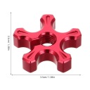 RED ANODOWANA BOLT ADJUSTABLE GRIP DO MOTORCYCLES  photo 12