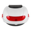 БІЛИЙ КОФР NA СКУТЕР Z WODOODPORNYM I WYTRZYMALYM POKROWCEM MOTOCYKLOWYM  фото 6