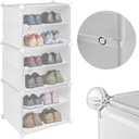 МОДУЛЬНЫЙ ШКАФ ГАРДЕРОБ ПОЛКА ДЛЯ ОБУВИ БЕЛАЯ ОБУВЬ ПОДСТАВКА ПОЛКИ КОРОБКИ