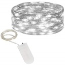 ПРОВОДНЫЕ ЛАМПЫ 100LED ХОЛОДНЫЙ БЕЛЫЙ МИКРО СТРУННЫЕ СВЕТИЛЬНИКИ С АККУМУЛЯТОРНЫМ СВЕТОМ