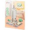 3D МОДЕЛЬ ЗДАНИЯ EMPIRE STATE PUZZLE СДЕЛАЙТЕ САМИ