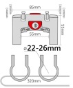 Тримачі На Велосипед 26 Mm